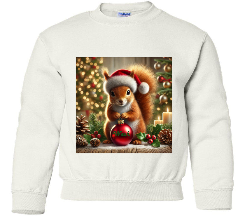 Pull écureuil de Noel Wesh