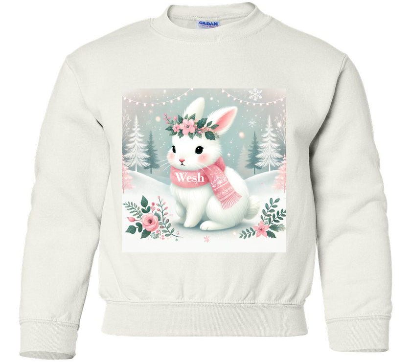 Pull lapin de Noël Wesh