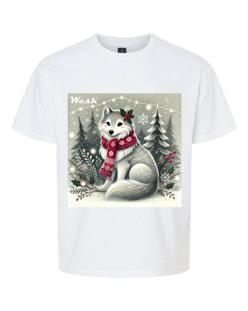 T-Shirts loup de noël