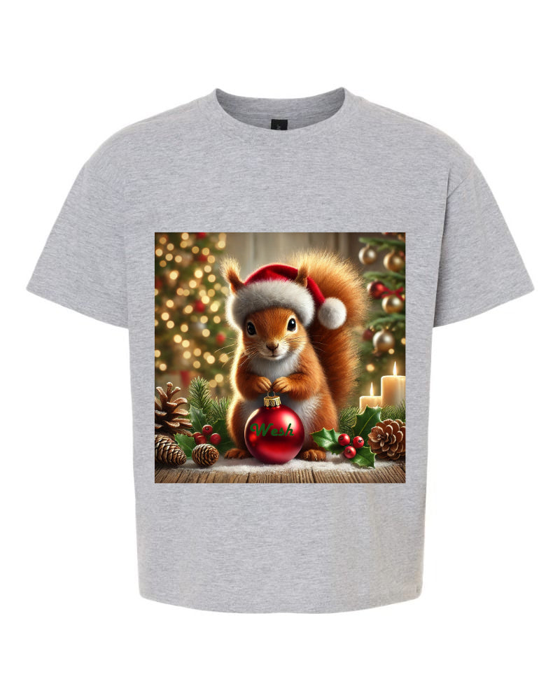 T-Shirts écureuil de noël