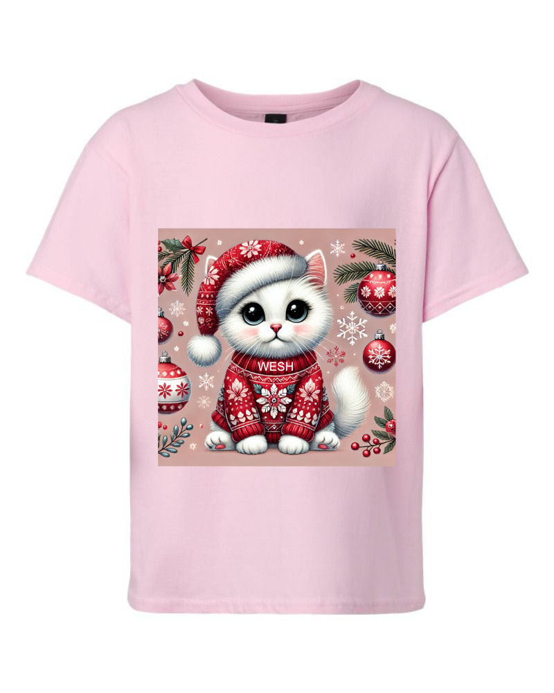T-Shirts chat de noël